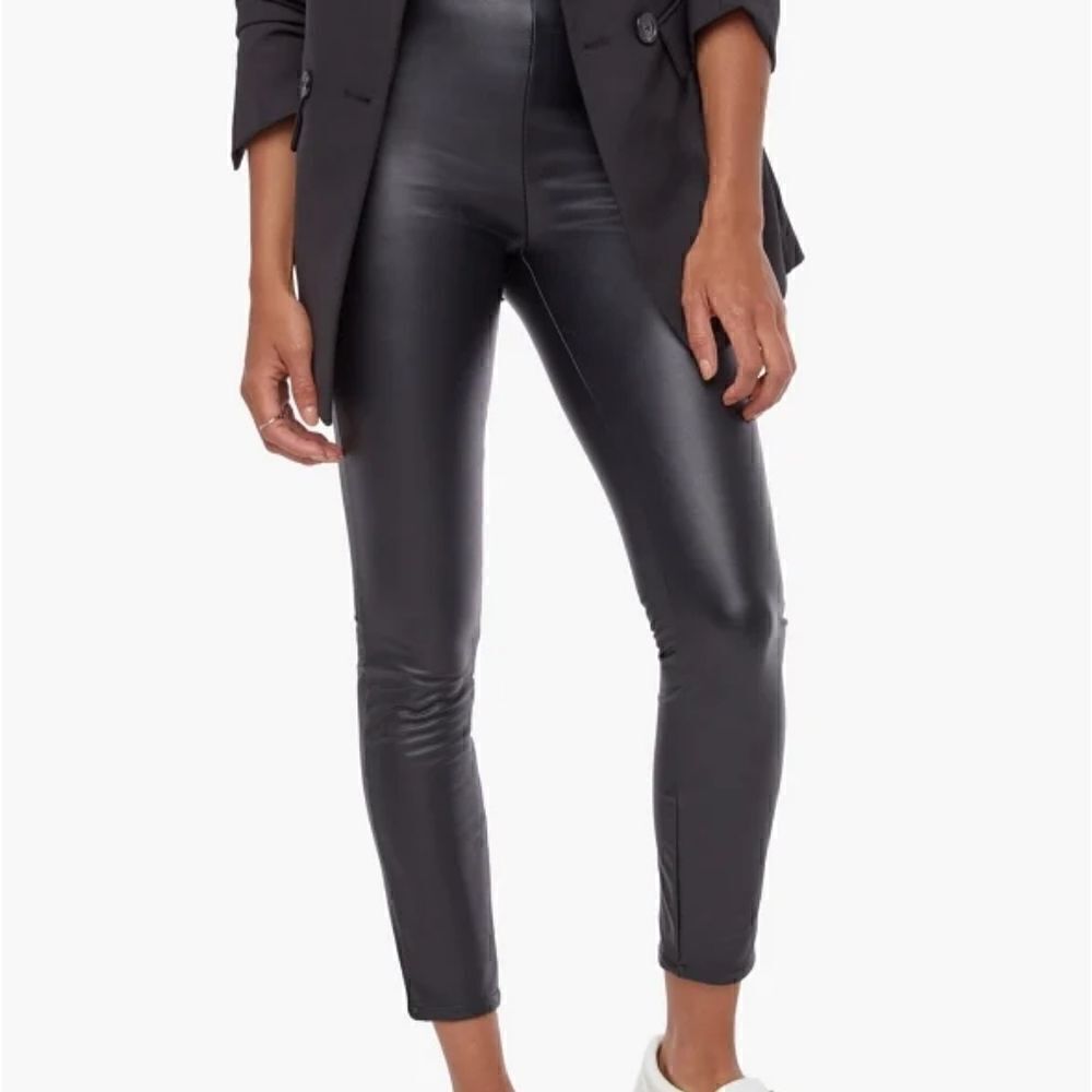 Faux Leather Leggings   - Picture 2 of 4